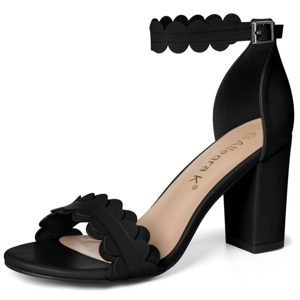 Details about  / New Trendy Women Pointy Toe Chunky Heel Cross Strappy Summer Sandals Comfy Dress